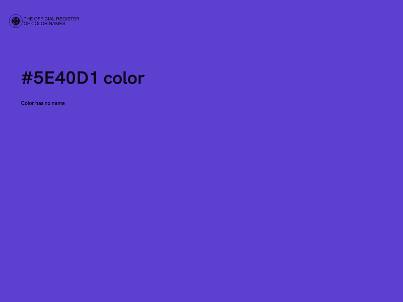 #5E40D1 color image