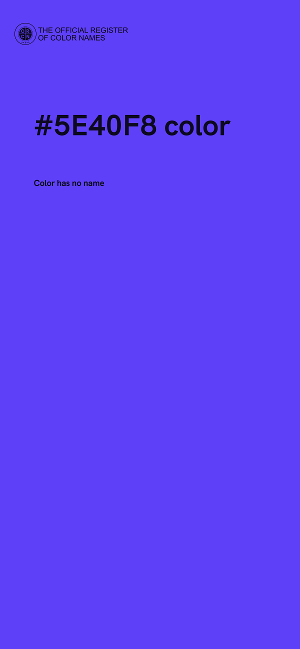 #5E40F8 color image