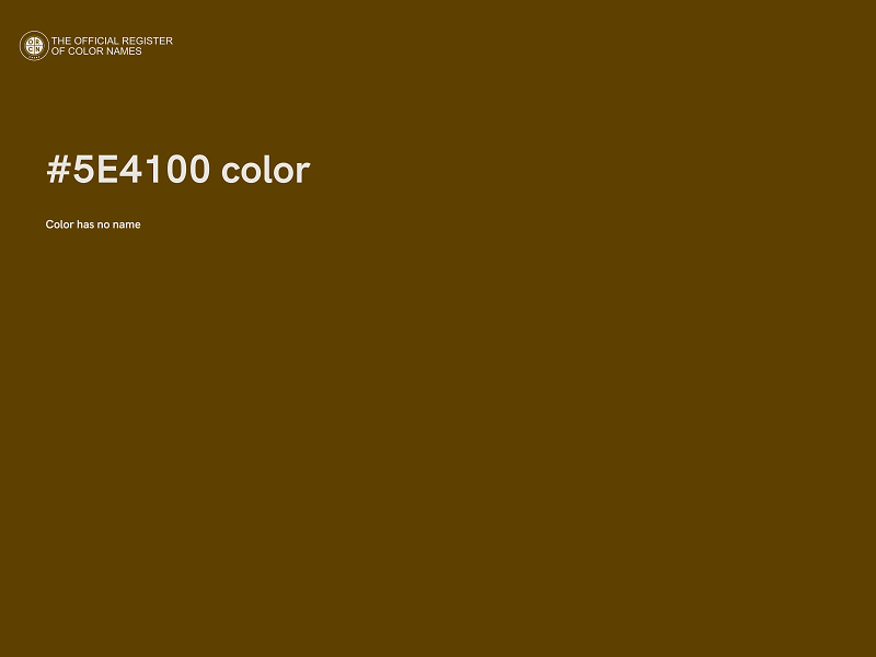 #5E4100 color image
