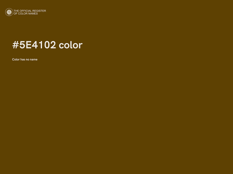 #5E4102 color image