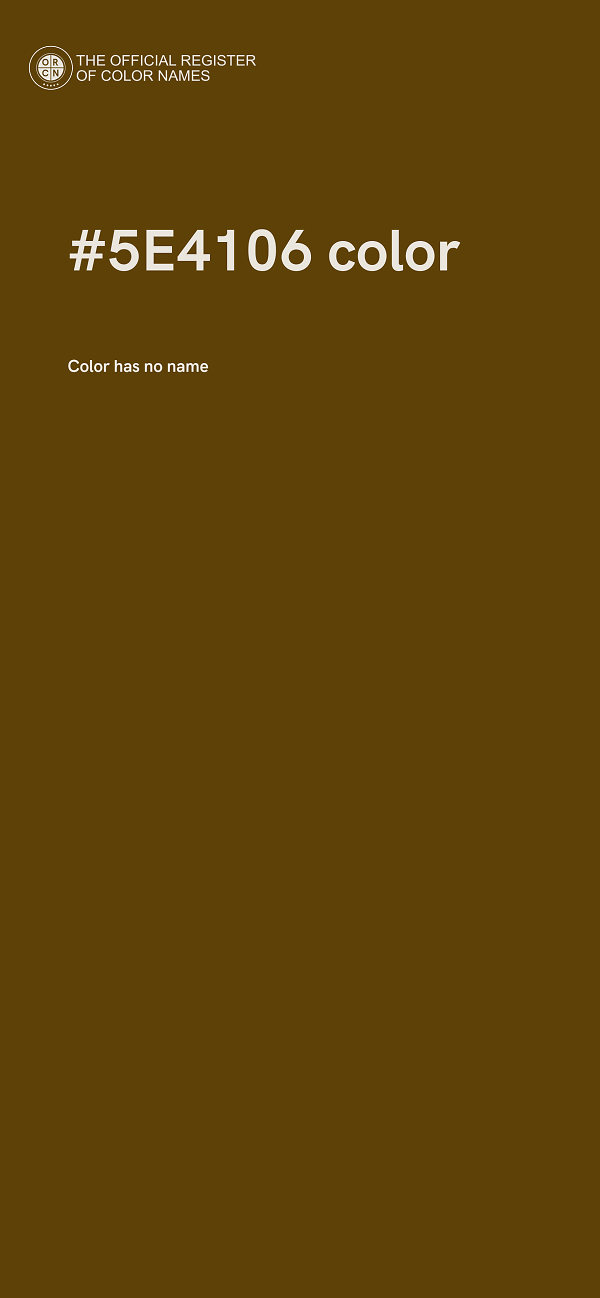 #5E4106 color image