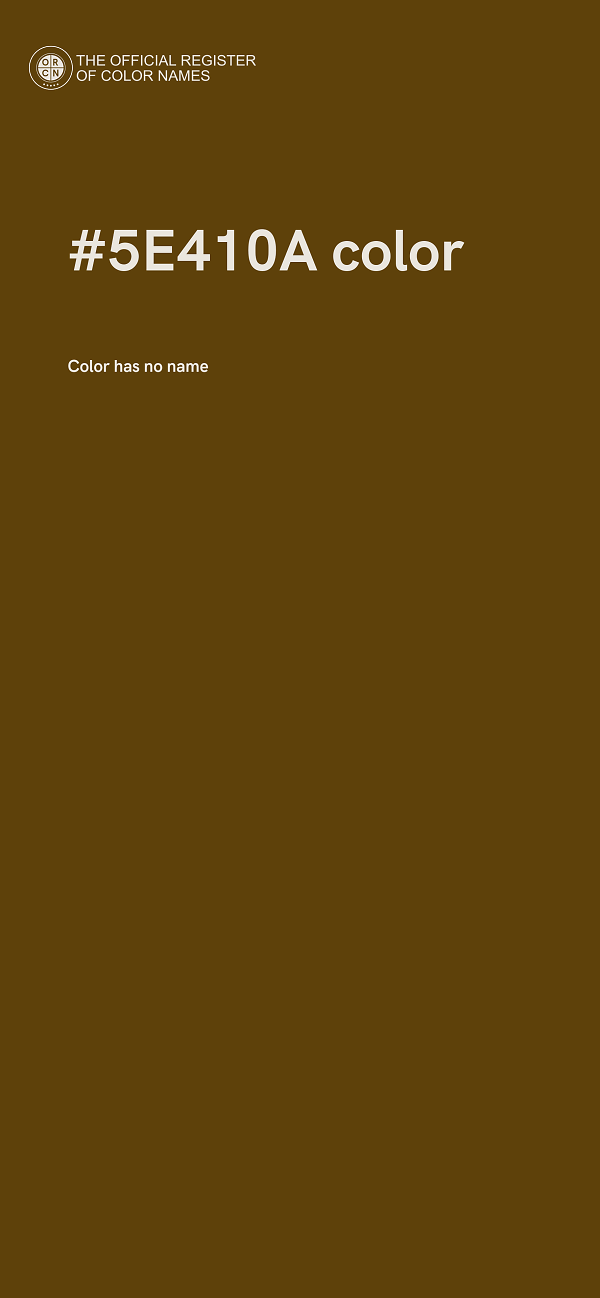#5E410A color image