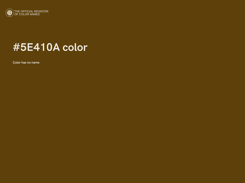 #5E410A color image