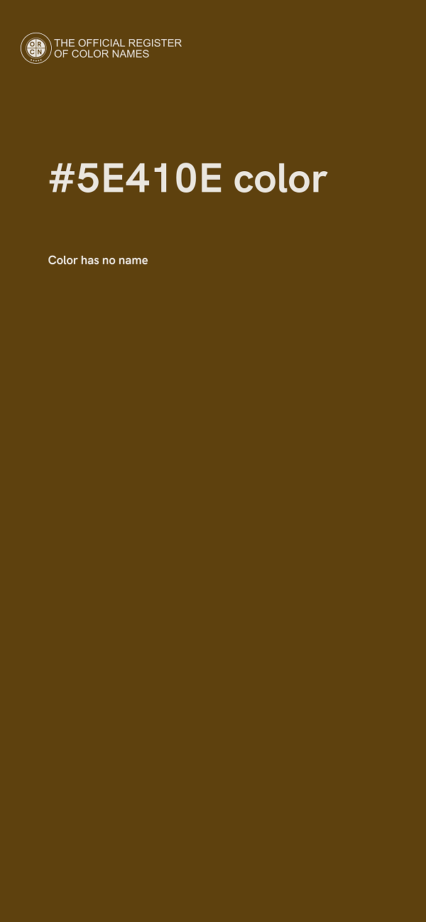 #5E410E color image