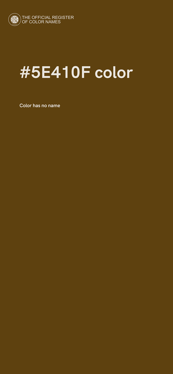 #5E410F color image