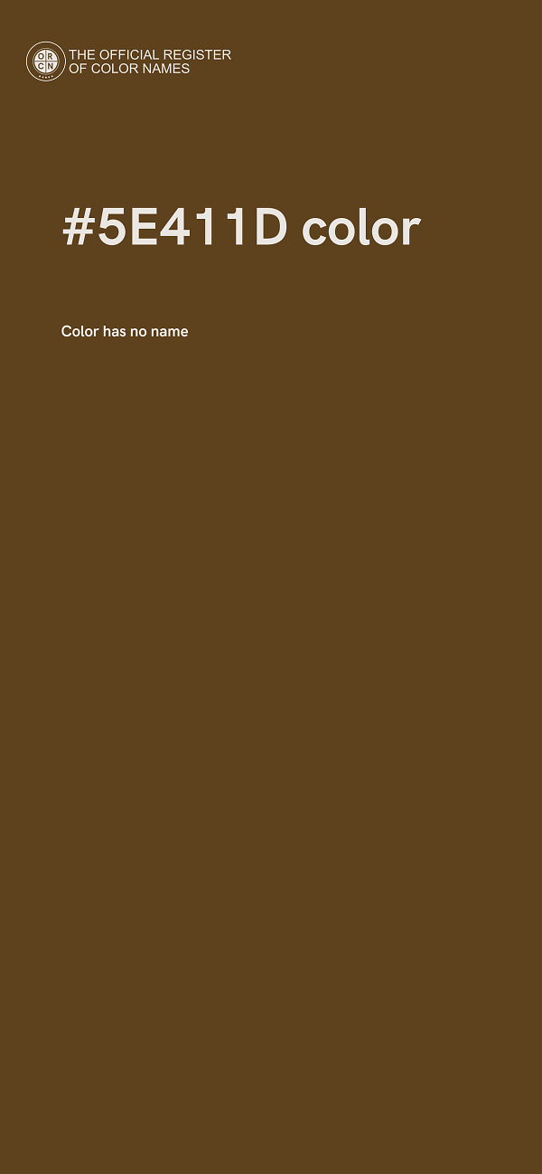 #5E411D color image
