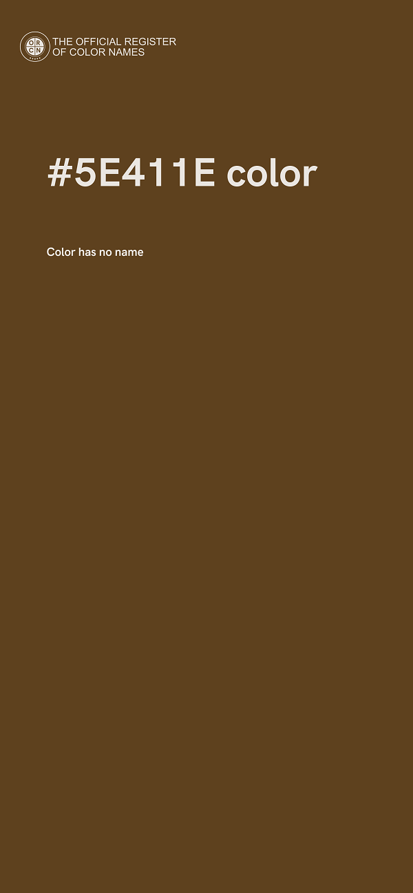 #5E411E color image