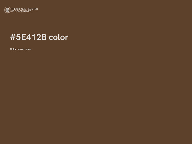 #5E412B color image