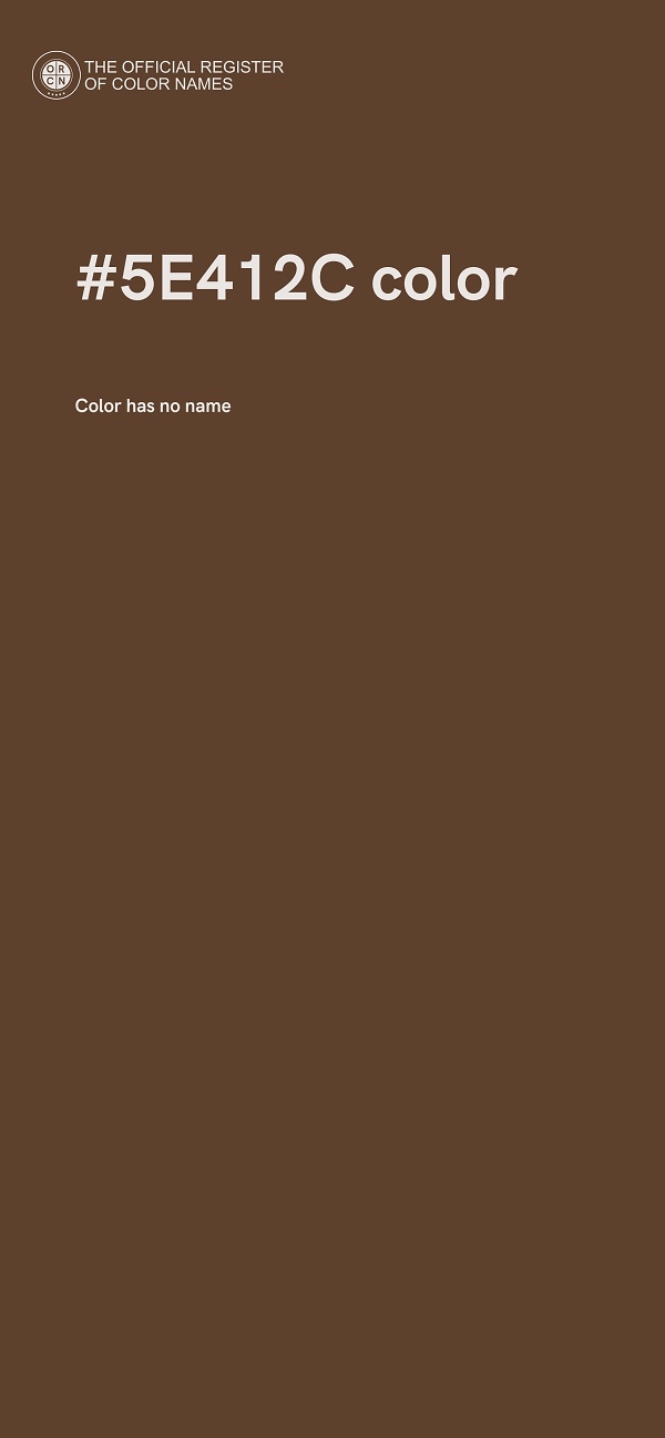 #5E412C color image