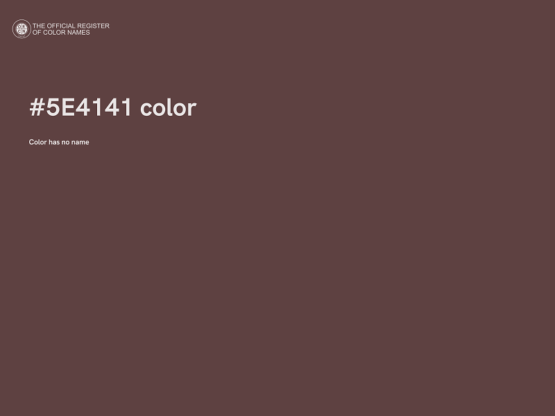 #5E4141 color image