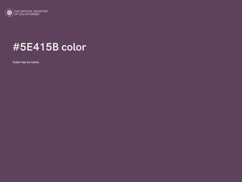 #5E415B color image