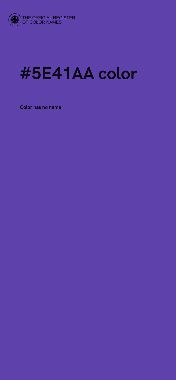 #5E41AA color image
