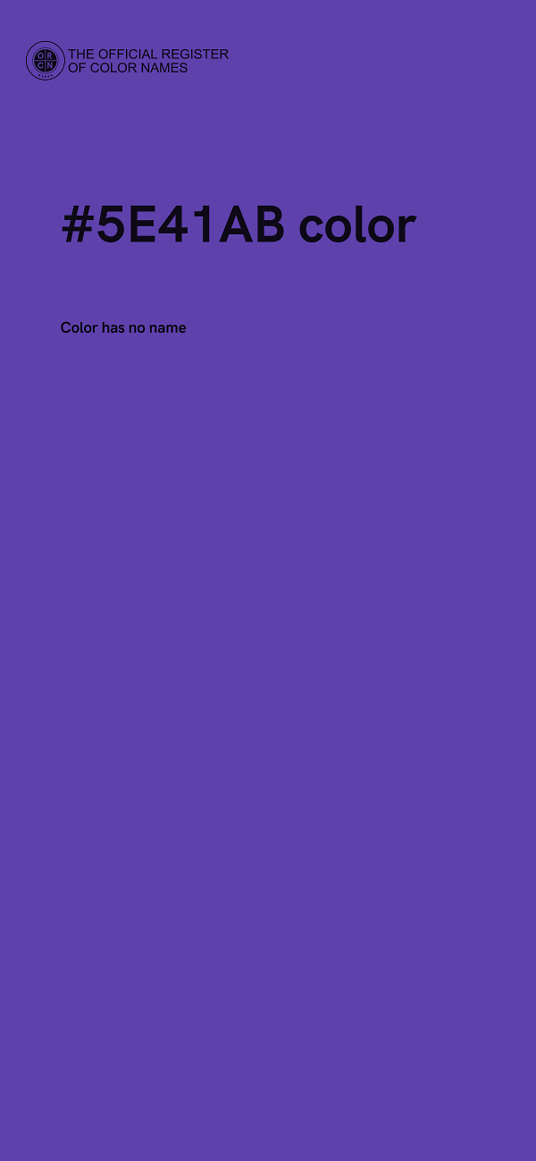 #5E41AB color image
