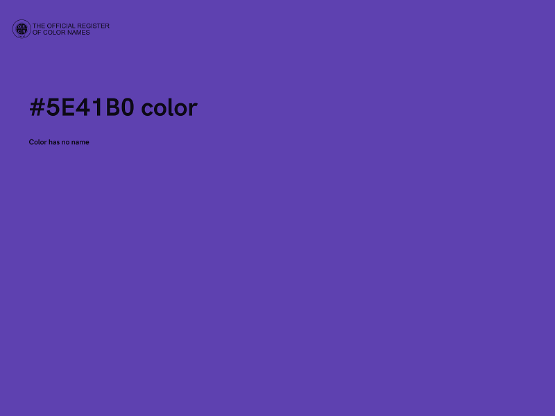 #5E41B0 color image