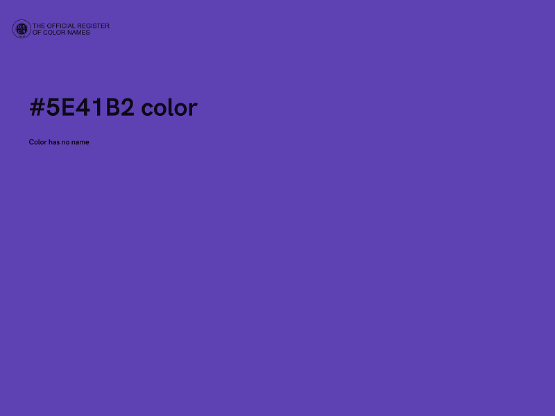 #5E41B2 color image