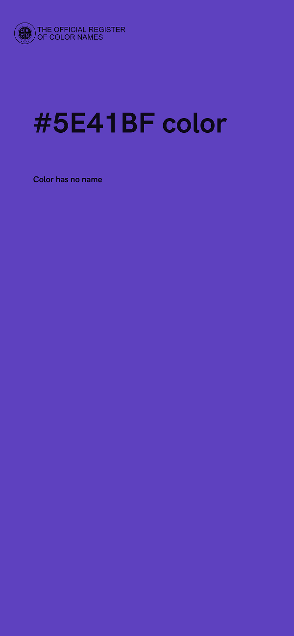 #5E41BF color image