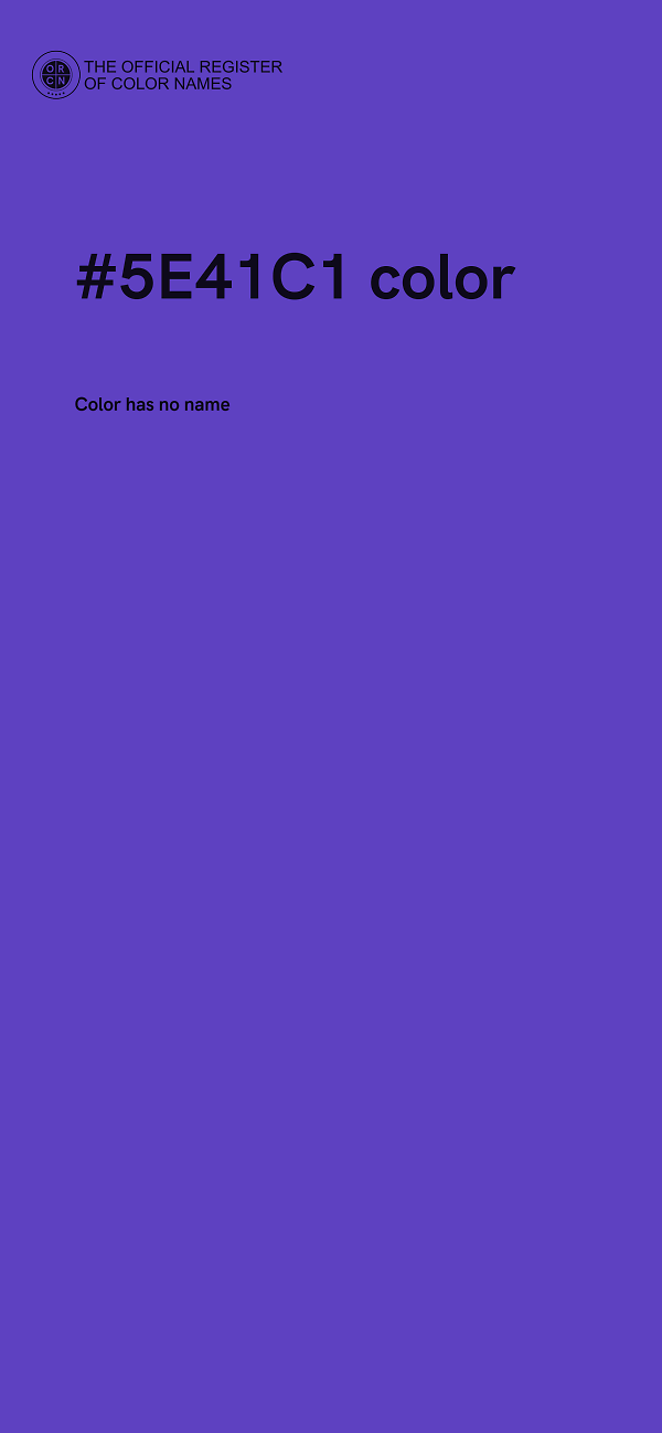 #5E41C1 color image