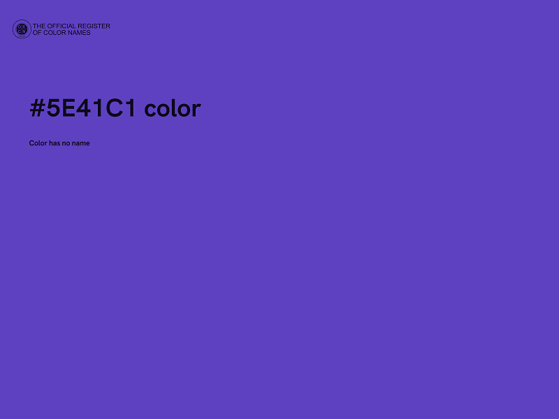 #5E41C1 color image