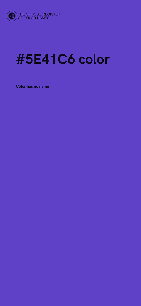 #5E41C6 color image