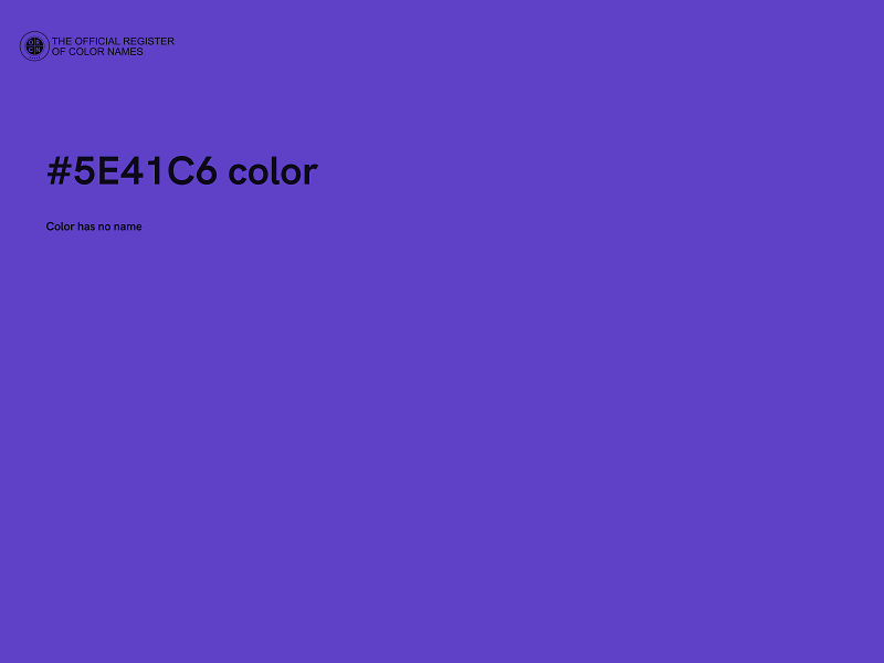 #5E41C6 color image