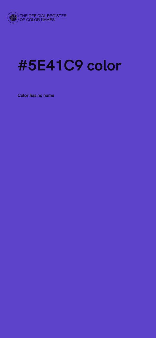 #5E41C9 color image