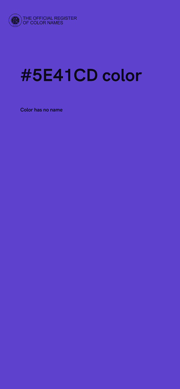 #5E41CD color image