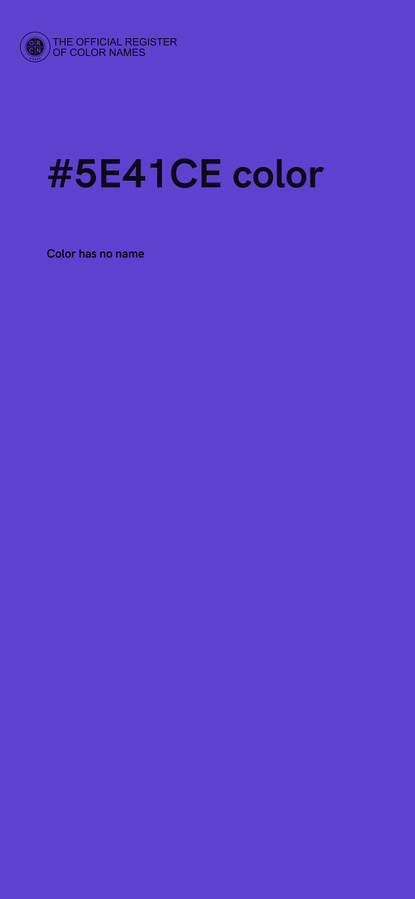 #5E41CE color image