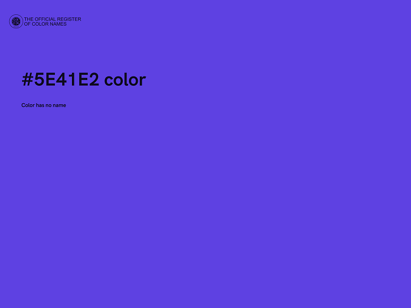 #5E41E2 color image