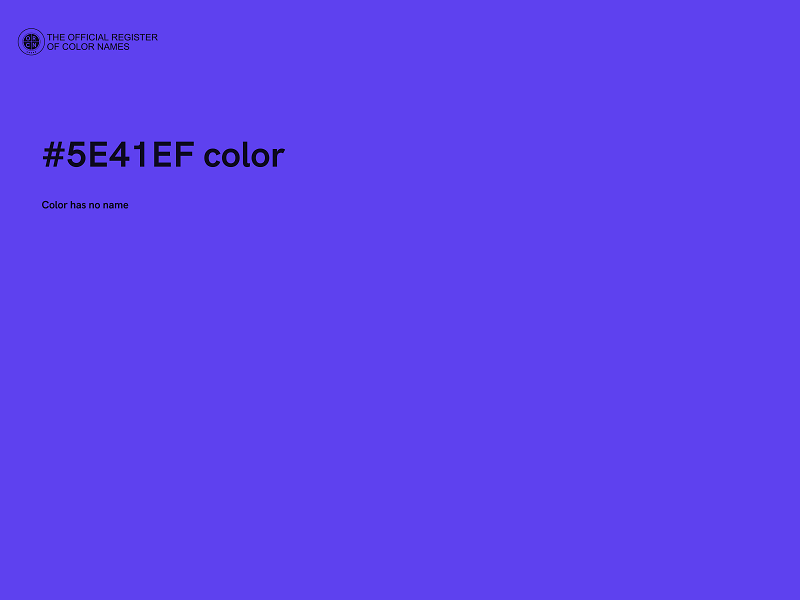 #5E41EF color image