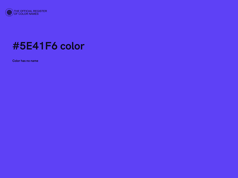 #5E41F6 color image