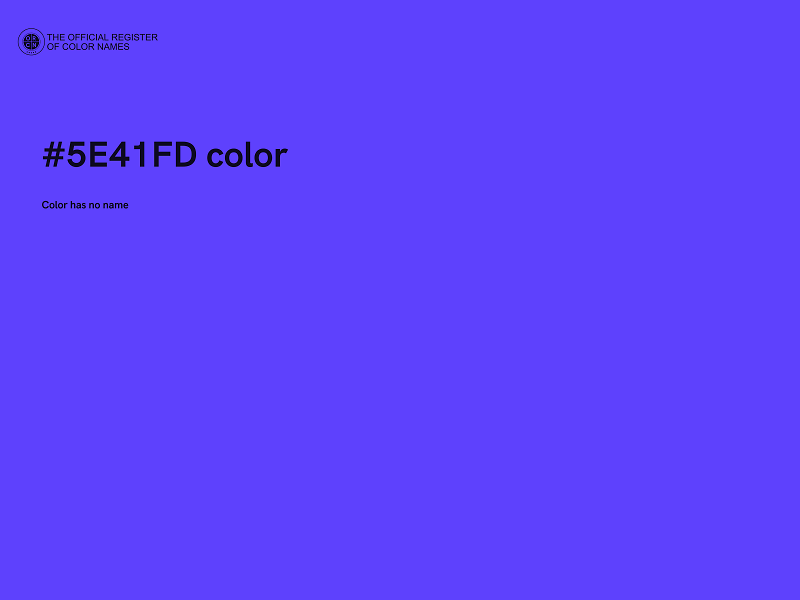 #5E41FD color image
