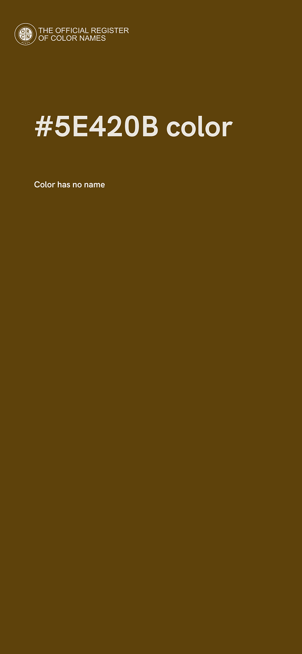 #5E420B color image