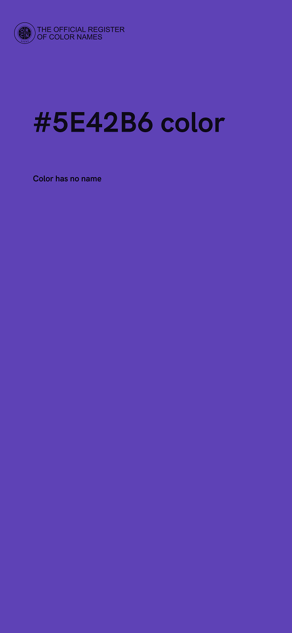 #5E42B6 color image