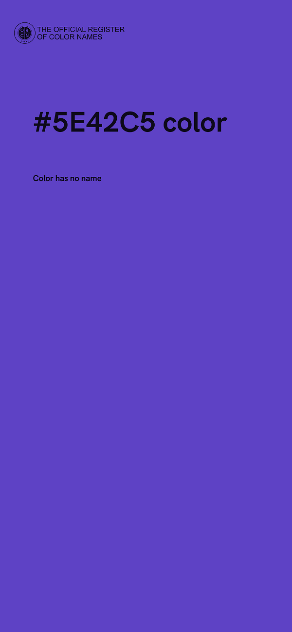 #5E42C5 color image