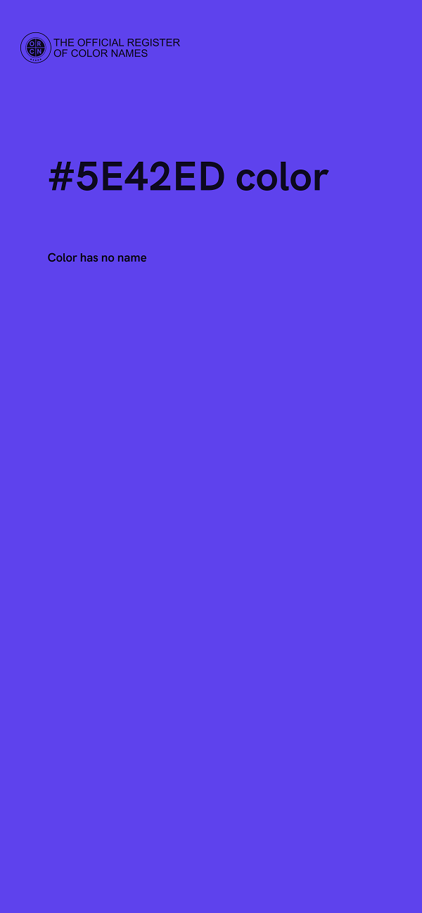 #5E42ED color image