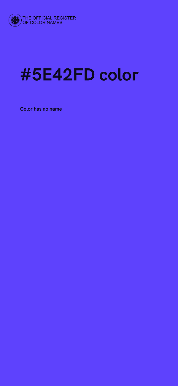 #5E42FD color image
