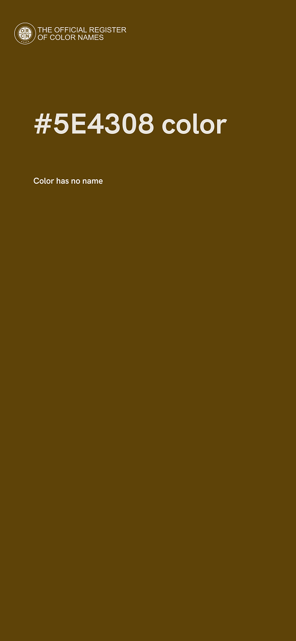#5E4308 color image