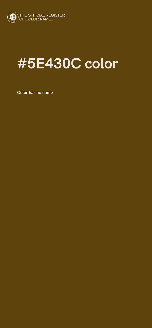 #5E430C color image