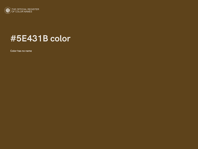#5E431B color image