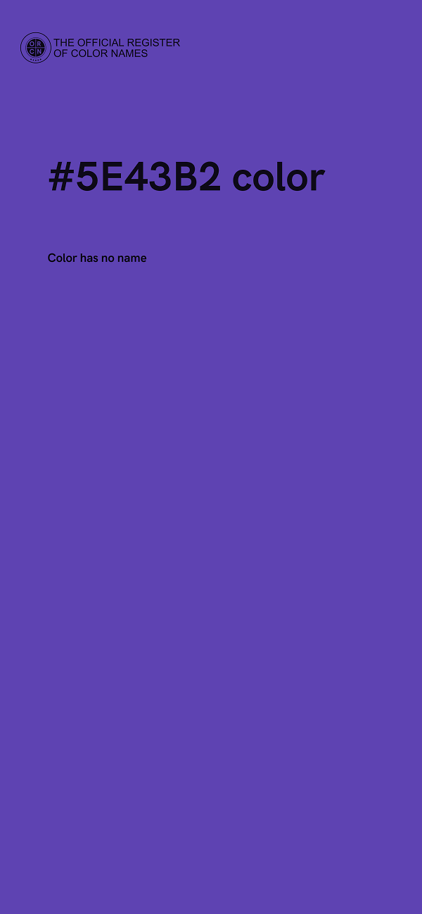 #5E43B2 color image