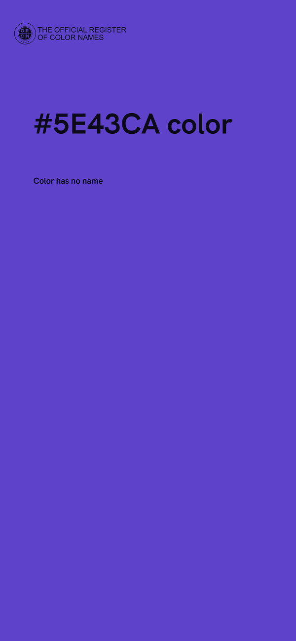 #5E43CA color image