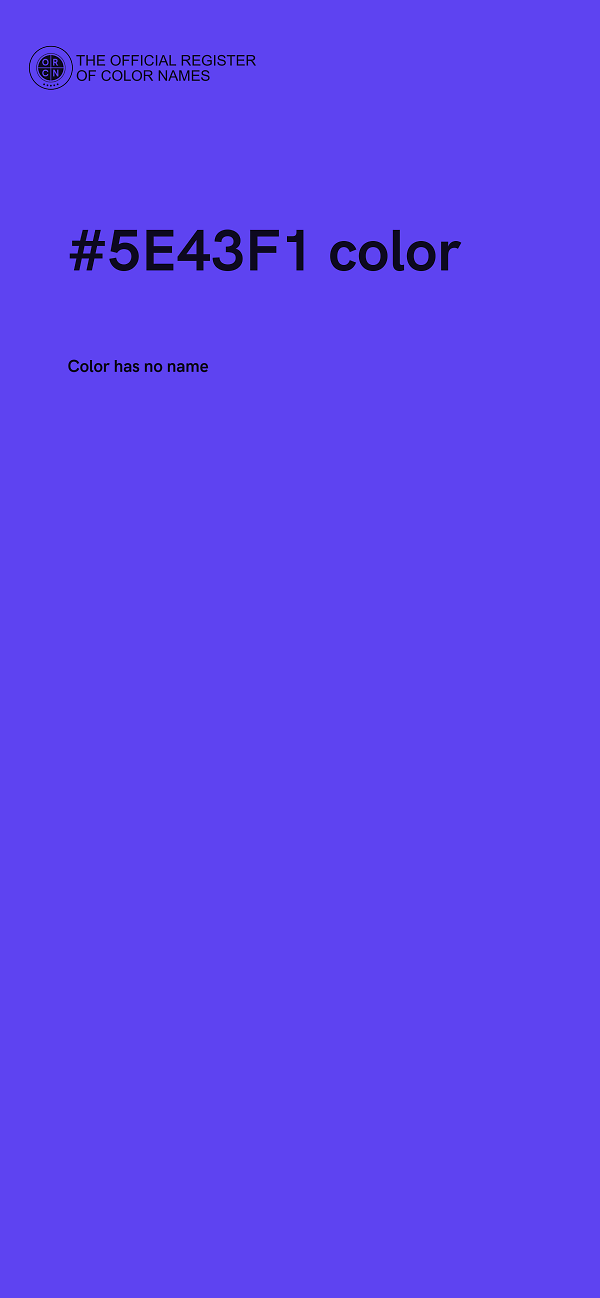 #5E43F1 color image