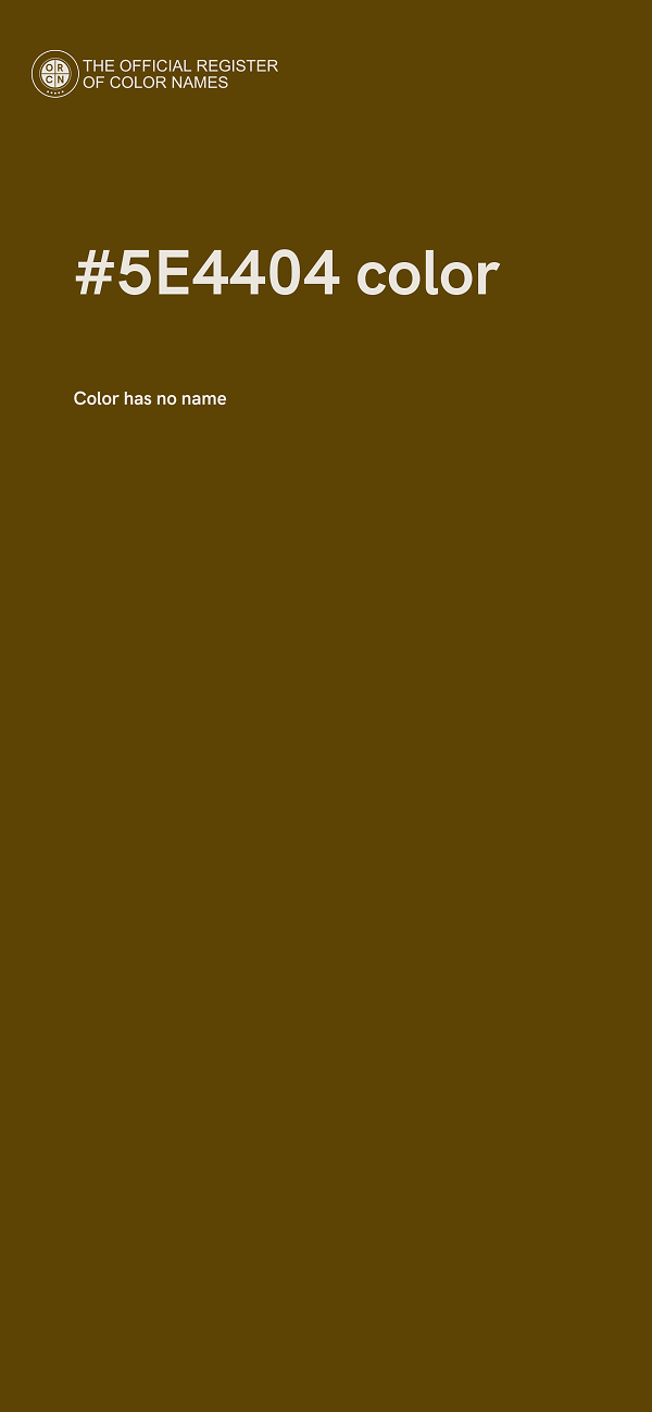 #5E4404 color image