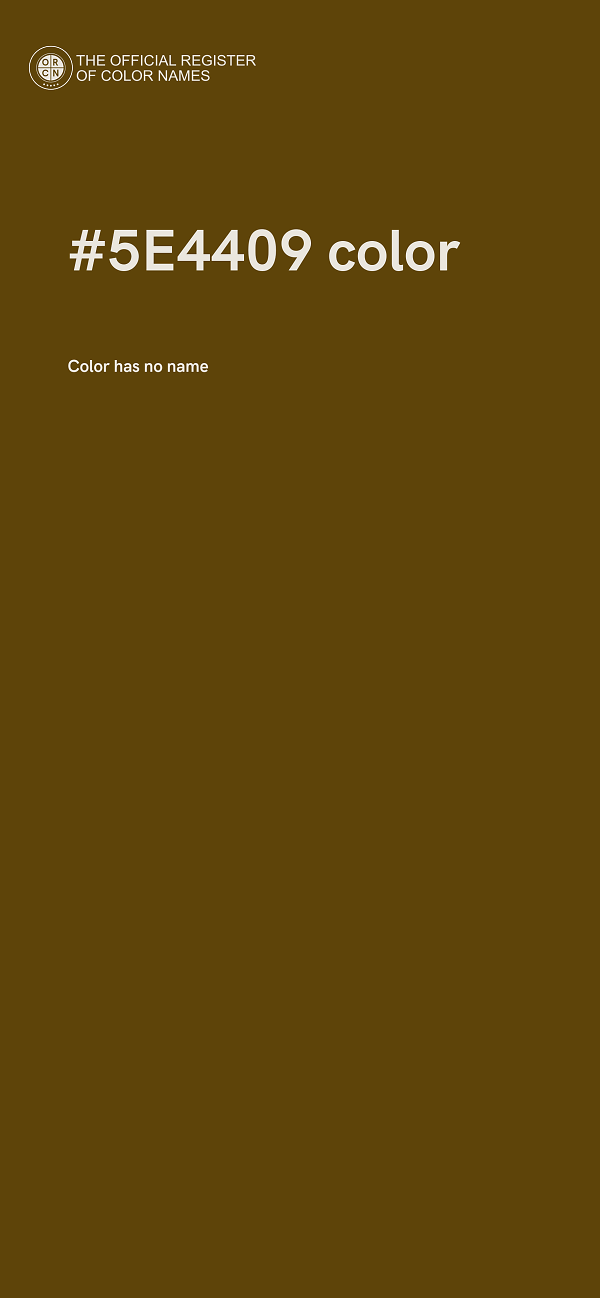 #5E4409 color image