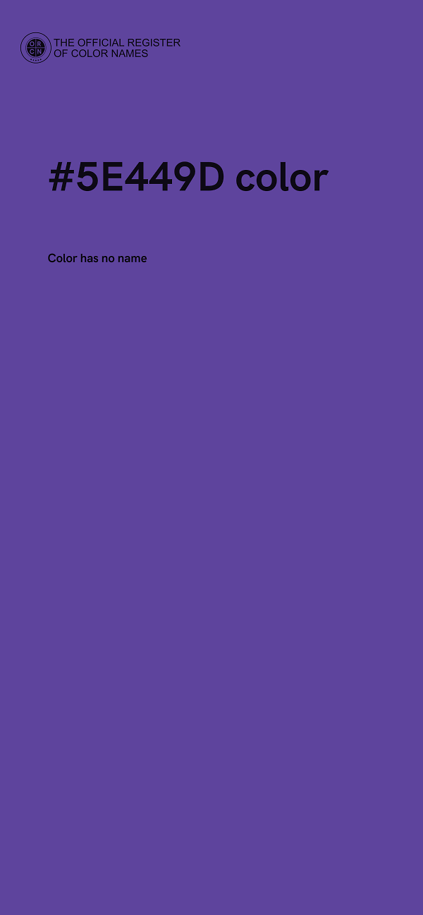 #5E449D color image