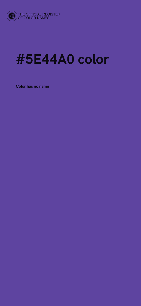 #5E44A0 color image