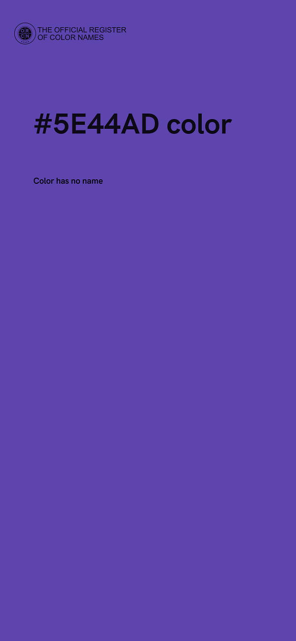 #5E44AD color image