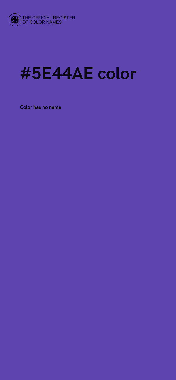 #5E44AE color image