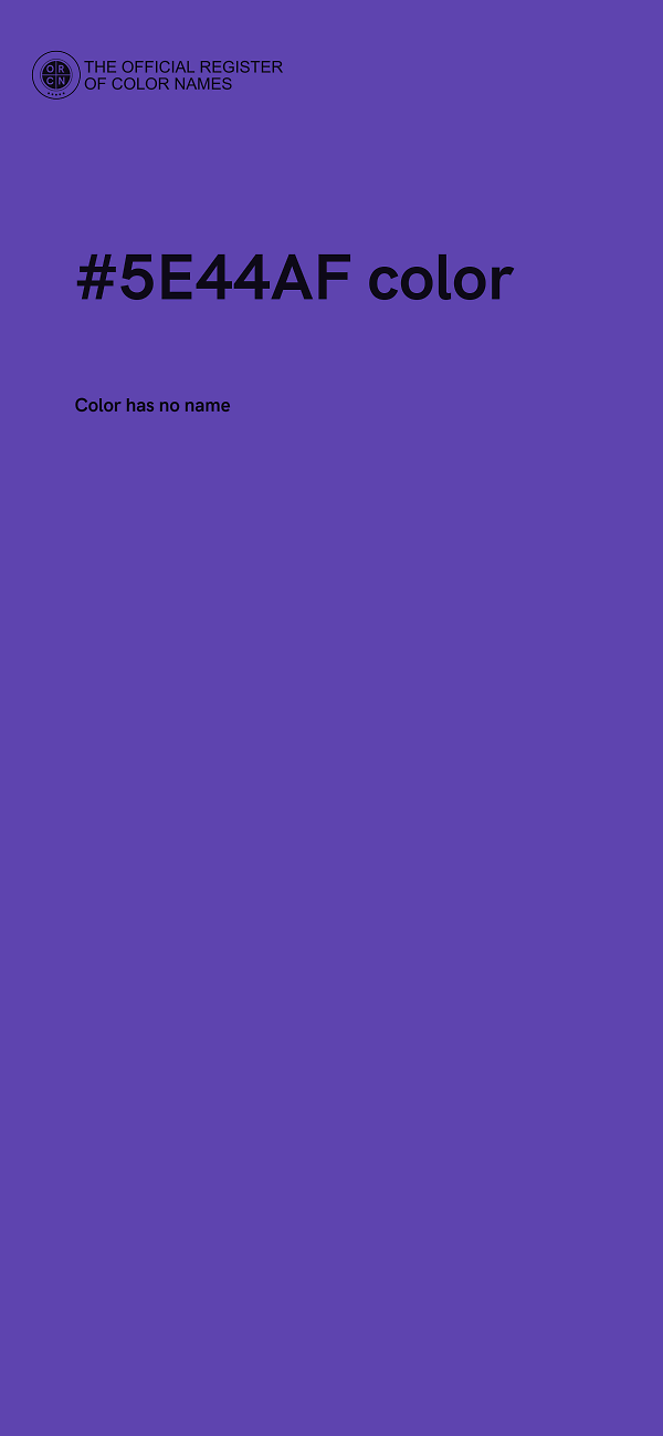 #5E44AF color image
