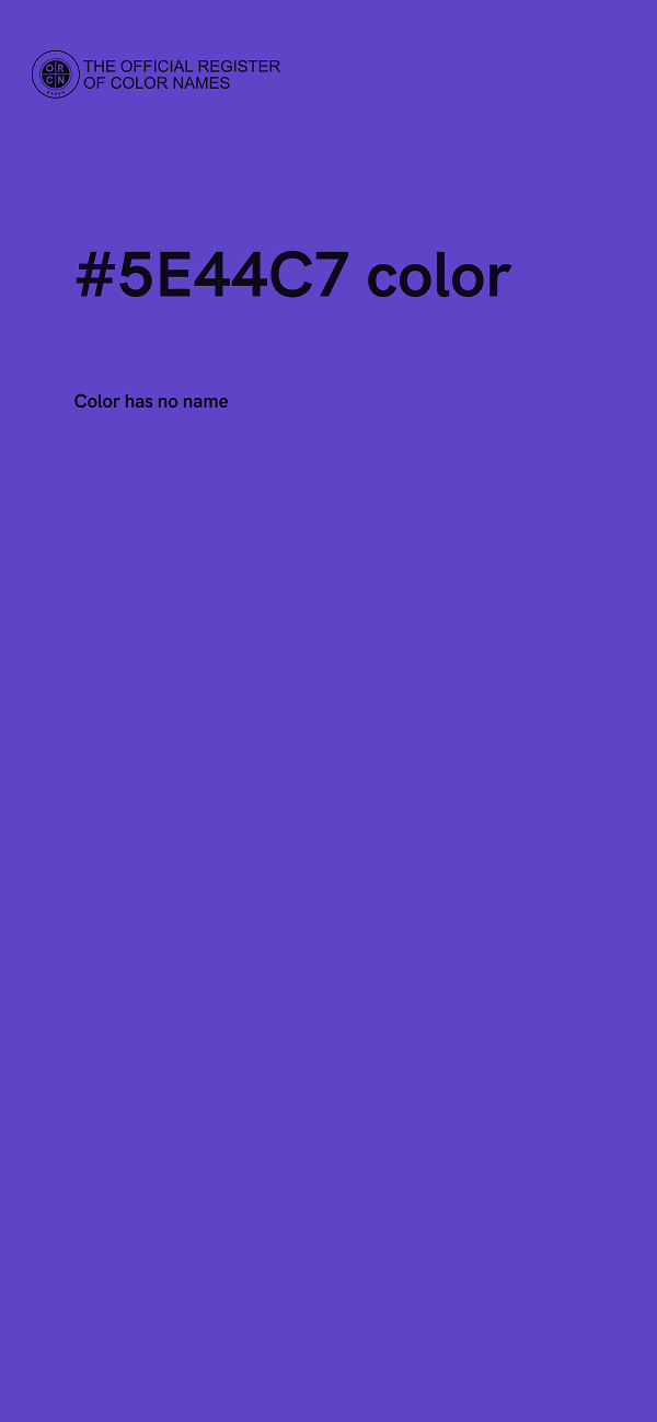 #5E44C7 color image